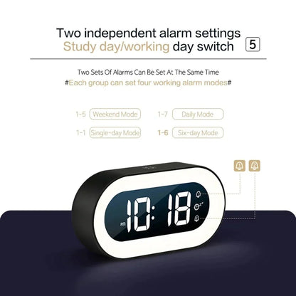 Sunrise Alarm Clock Gradual Wake-Up Nature Sounds