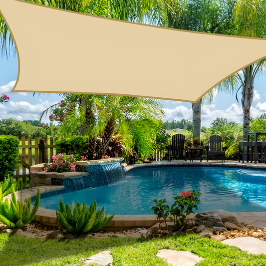 Sunshade Sail Waterproof & UV-Blocking Polyester