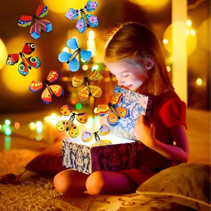 Surprise Butterflies Manual Wind-Up Reusable Set of 10