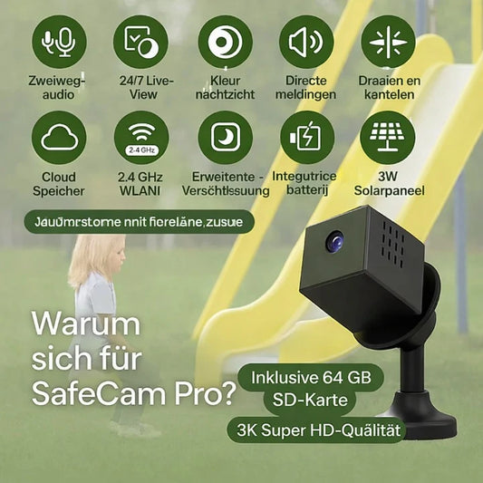 Surveillance Camera 4K Wireless Rechargeable Battery Night Vision