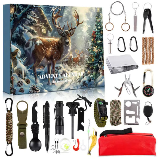 Survival Kit 24-Piece Compact Advent Calendar
