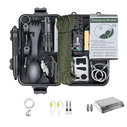 Survival Kit First Aid Supplies Compact Nylon Case