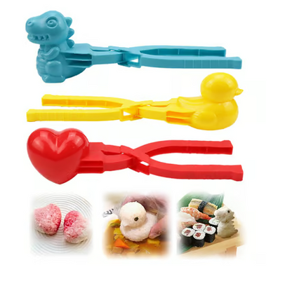 Sushi Mold Set of 2 Cute Animal Shapes