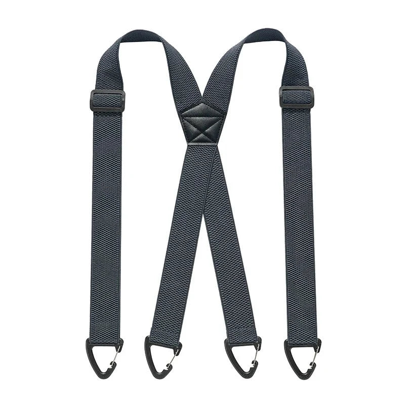 Suspenders Adjustable Wide Elastic Belt Loop Hooks
