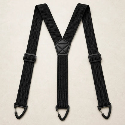 Suspenders Adjustable Wide Elastic Belt Loop Hooks
