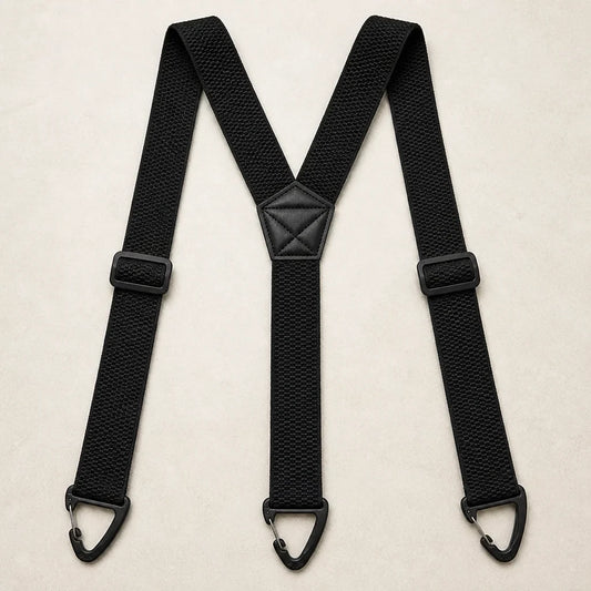 Suspenders Adjustable Wide Elastic Belt Loop Hooks