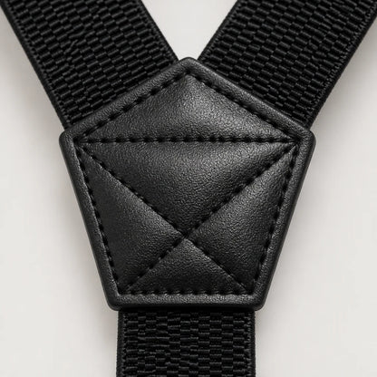 Suspenders Adjustable Wide Elastic Belt Loop Hooks