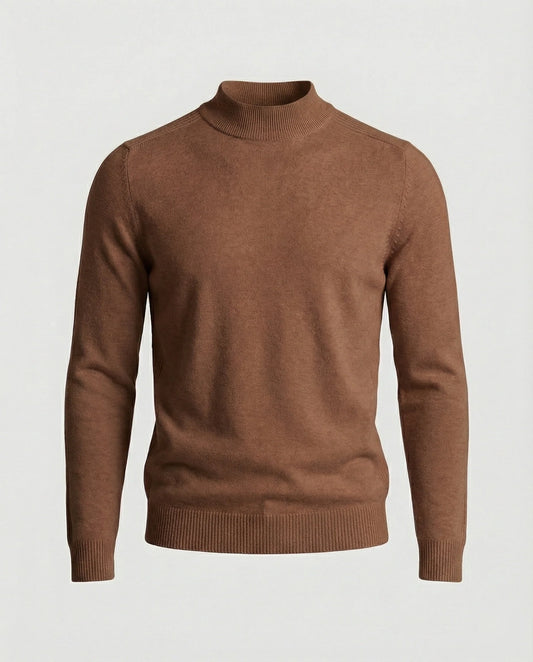 Sweater Merino Wool Turtleneck Breathable Temperature-Regulating