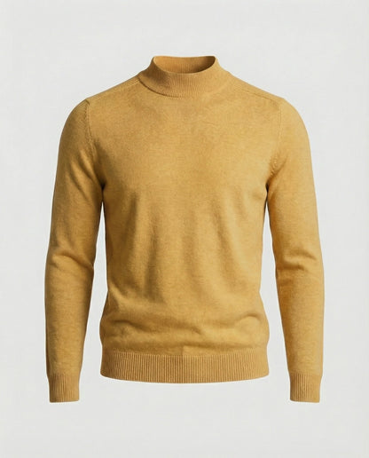 Sweater Merino Wool Turtleneck Breathable Temperature-Regulating