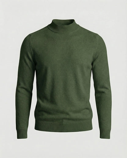 Sweater Merino Wool Turtleneck Breathable Temperature-Regulating