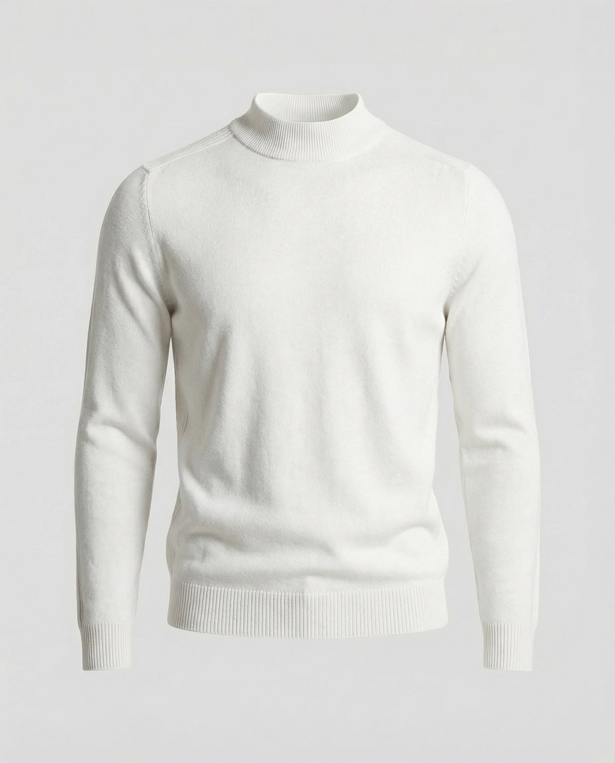 Sweater Merino Wool Turtleneck Breathable Temperature-Regulating