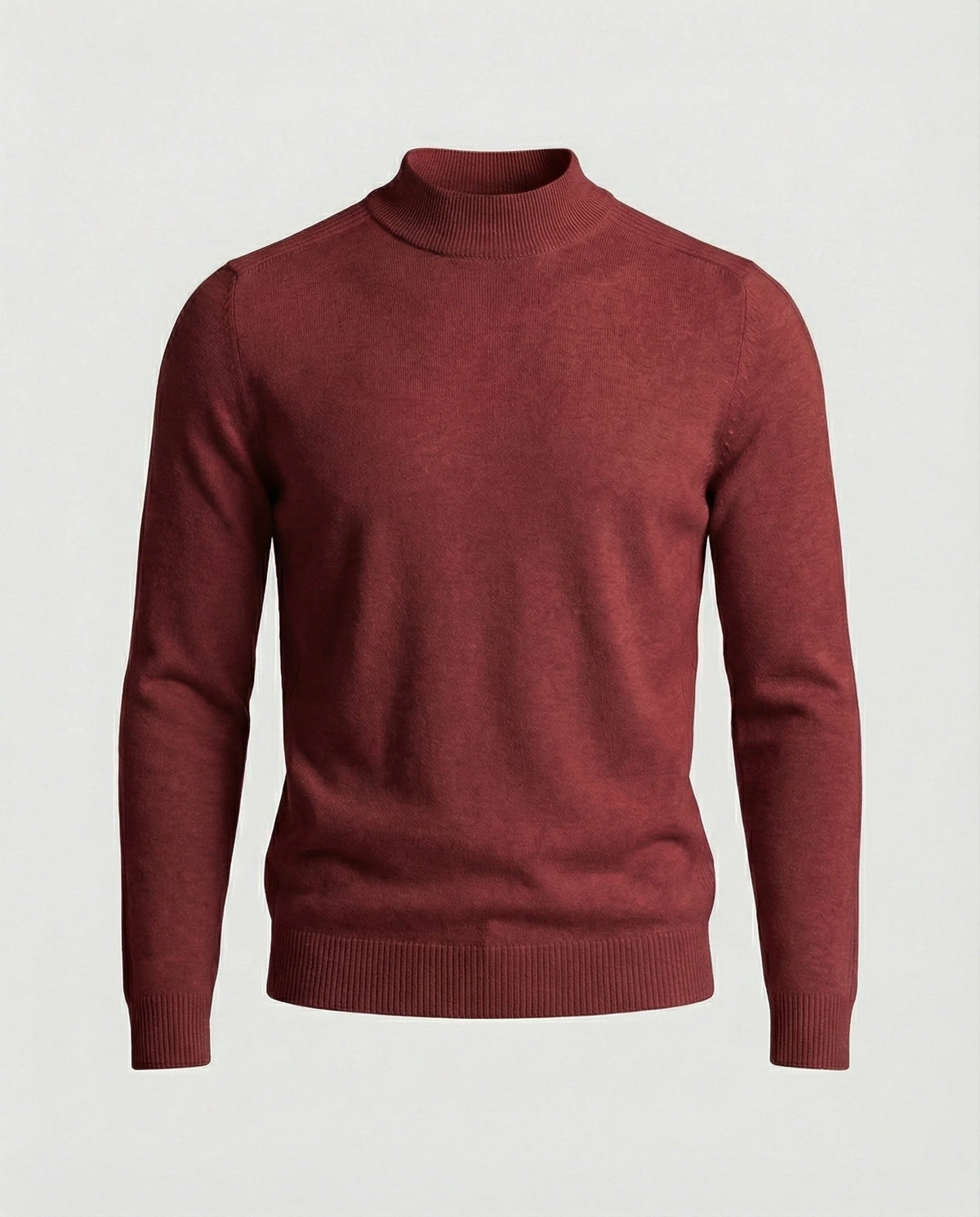 Sweater Merino Wool Turtleneck Breathable Temperature-Regulating