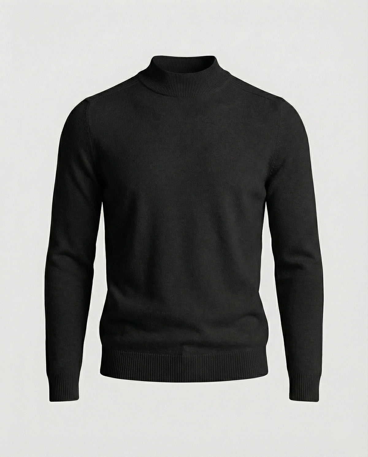 Sweater Merino Wool Turtleneck Breathable Temperature-Regulating