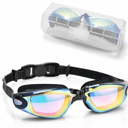 Swimming Goggles Anti-Fog UV Protection Silicone Seal
