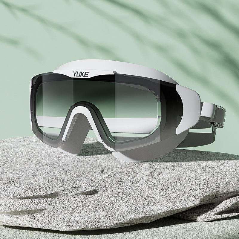 Swimming Goggles High-Res Anti-Fog Lenses & Silicone Seal