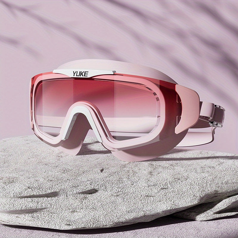 Swimming Goggles High-Res Anti-Fog Lenses & Silicone Seal