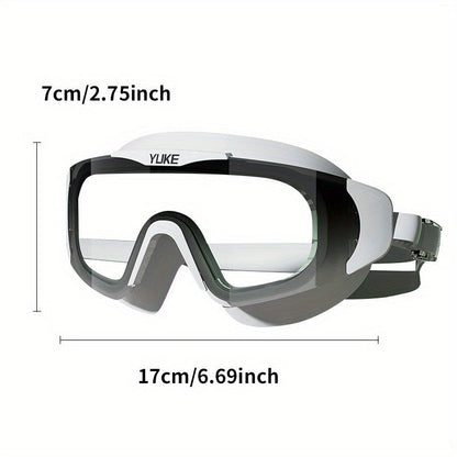 Swimming Goggles High-Res Anti-Fog Lenses & Silicone Seal