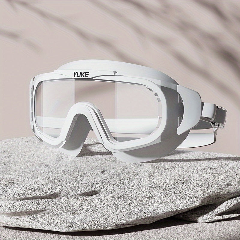 Swimming Goggles High-Res Anti-Fog Lenses & Silicone Seal