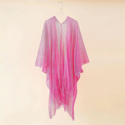 Swimsuit Cover-Up Set Lightweight Chiffon Kimono & Sarong