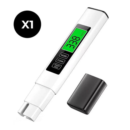 TDS Meter 4-in-1 Titanium Sensor Backlit Display