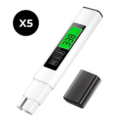 TDS Meter 4-in-1 Titanium Sensor Backlit Display
