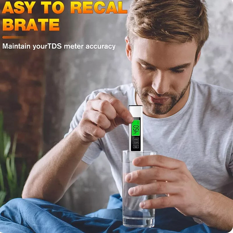 TDS Meter 4-in-1 Titanium Sensor Backlit Display