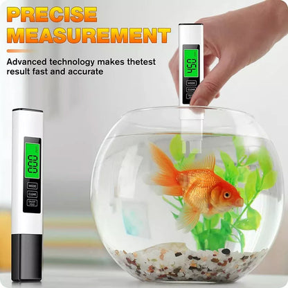 TDS Meter 4-in-1 Titanium Sensor Backlit Display