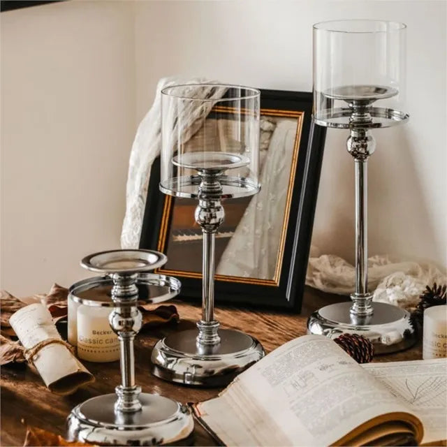 Table Candle Holder Metal Nordic Minimalist