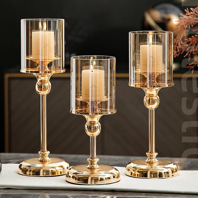 Table Candle Holder Metal Nordic Minimalist