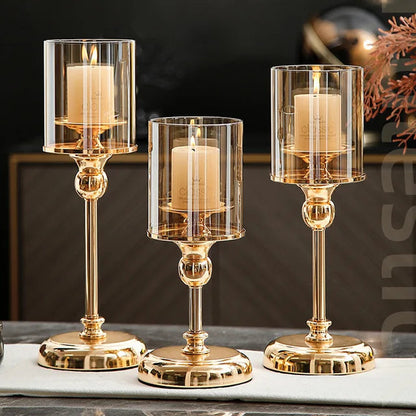 Table Candle Holder Metal Nordic Minimalist