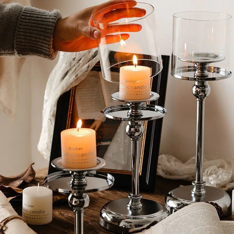 Table Candle Holder Metal Nordic Minimalist