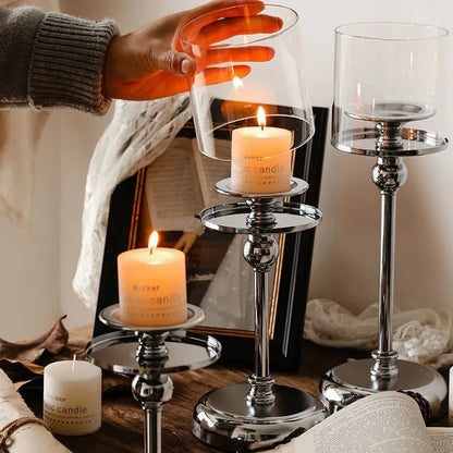 Table Candle Holder Metal Nordic Minimalist