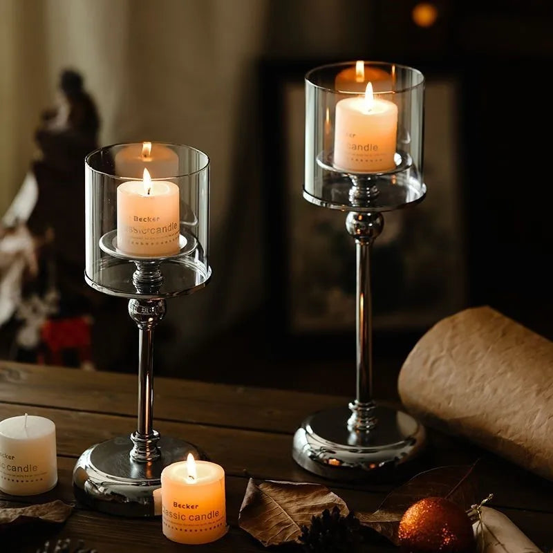 Table Candle Holder Metal Nordic Minimalist