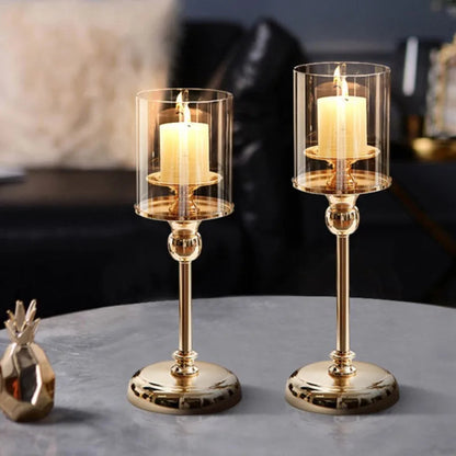 Table Candle Holder Metal Nordic Minimalist