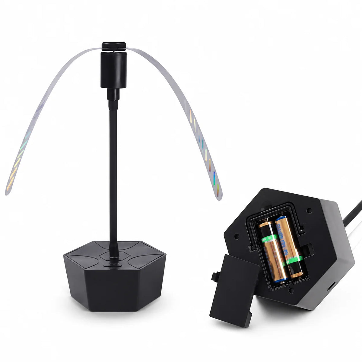 Table Fan 360° Flexible Neck Cordless & Quiet