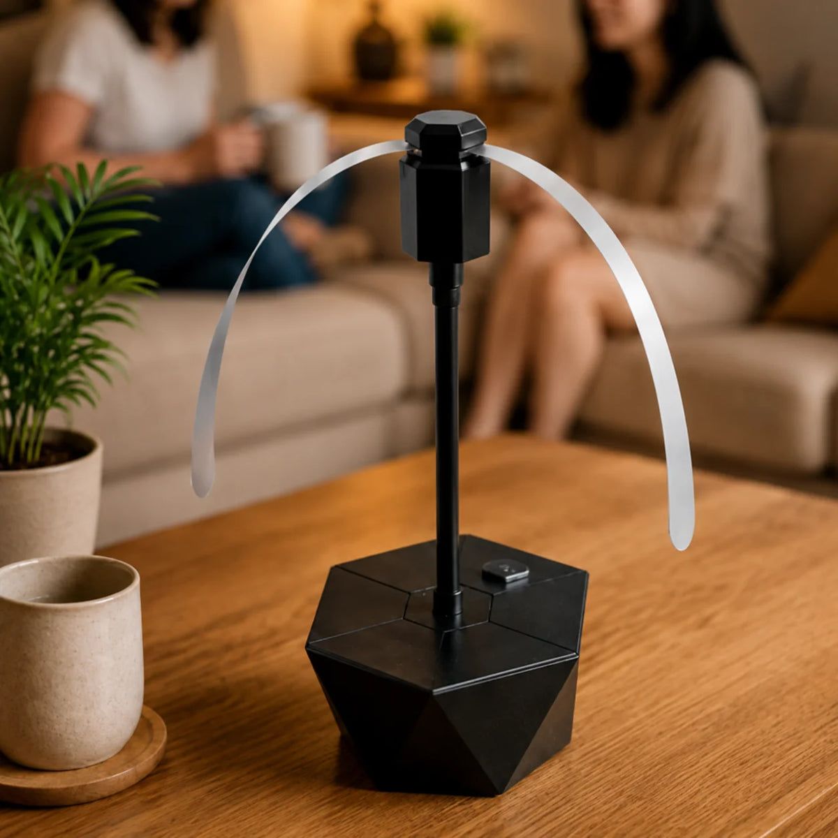 Table Fan 360° Flexible Neck Cordless & Quiet