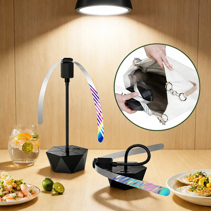 Table Fan 360° Flexible Neck Cordless & Quiet