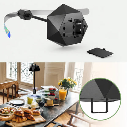 Table Fan 360° Flexible Neck Cordless & Quiet