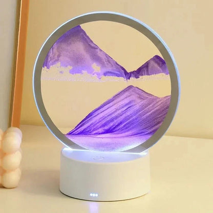 Table Lamp 3D Flowing Sand & Ambient LED