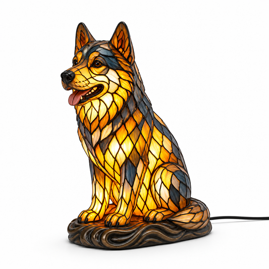 Table Lamp Animal-Shaped Resin Dimmable LED