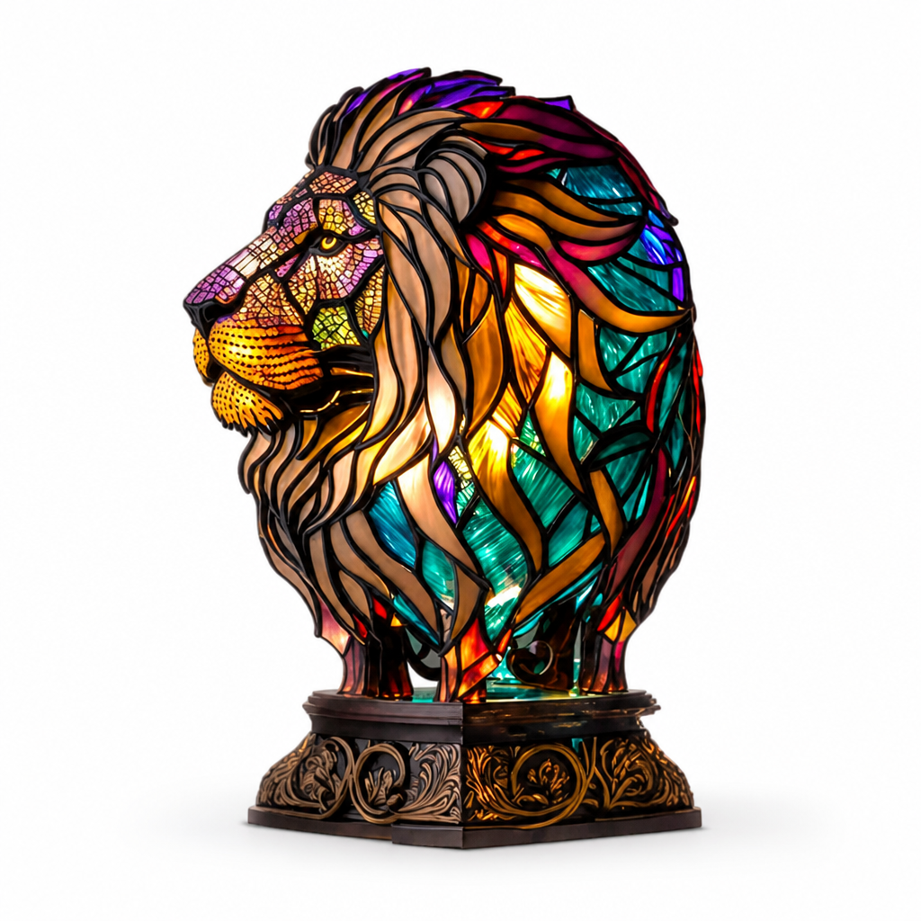 Table Lamp Animal-Shaped Resin Dimmable LED