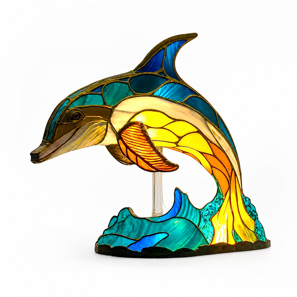 Table Lamp Animal-Shaped Resin Dimmable LED