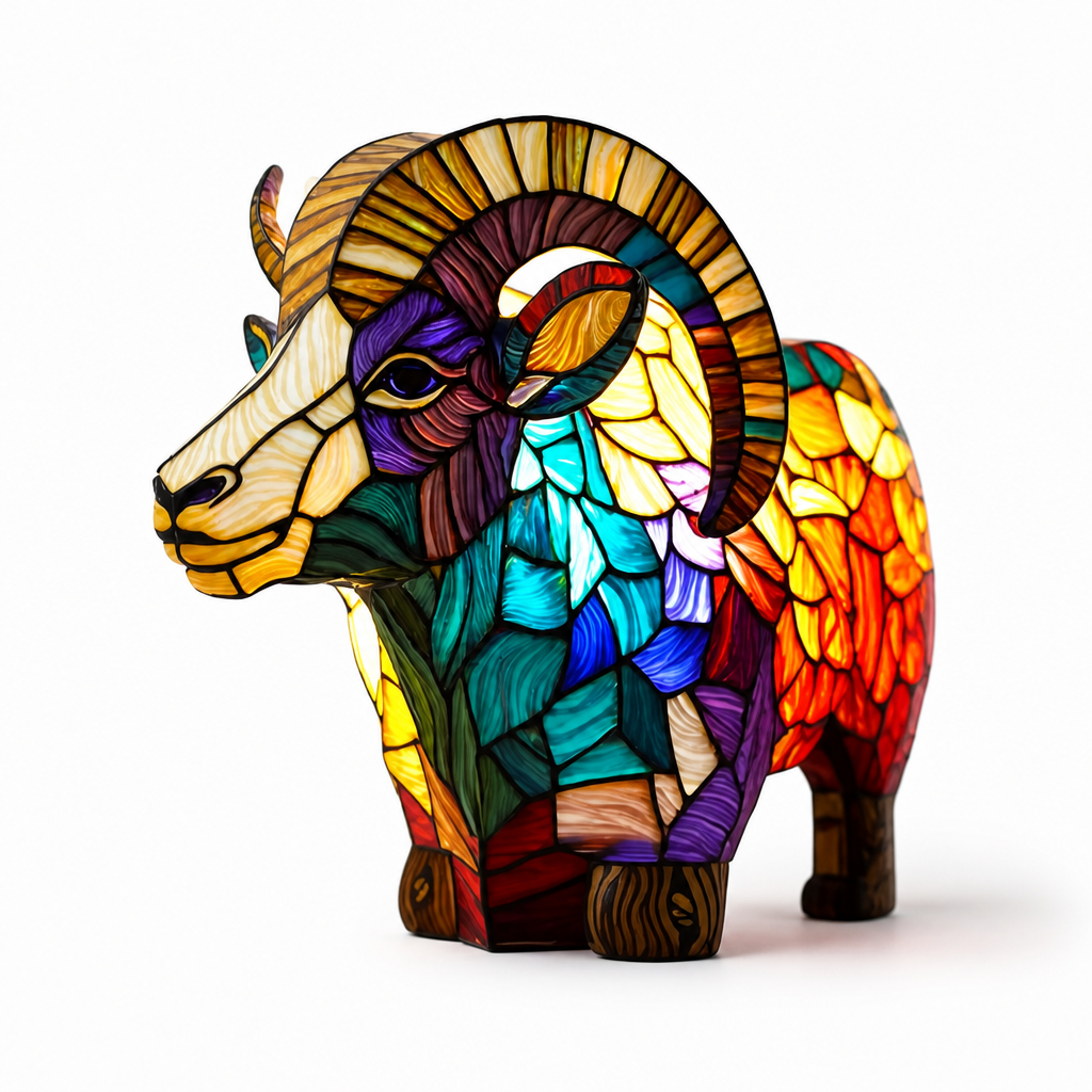 Table Lamp Animal-Shaped Resin Dimmable LED