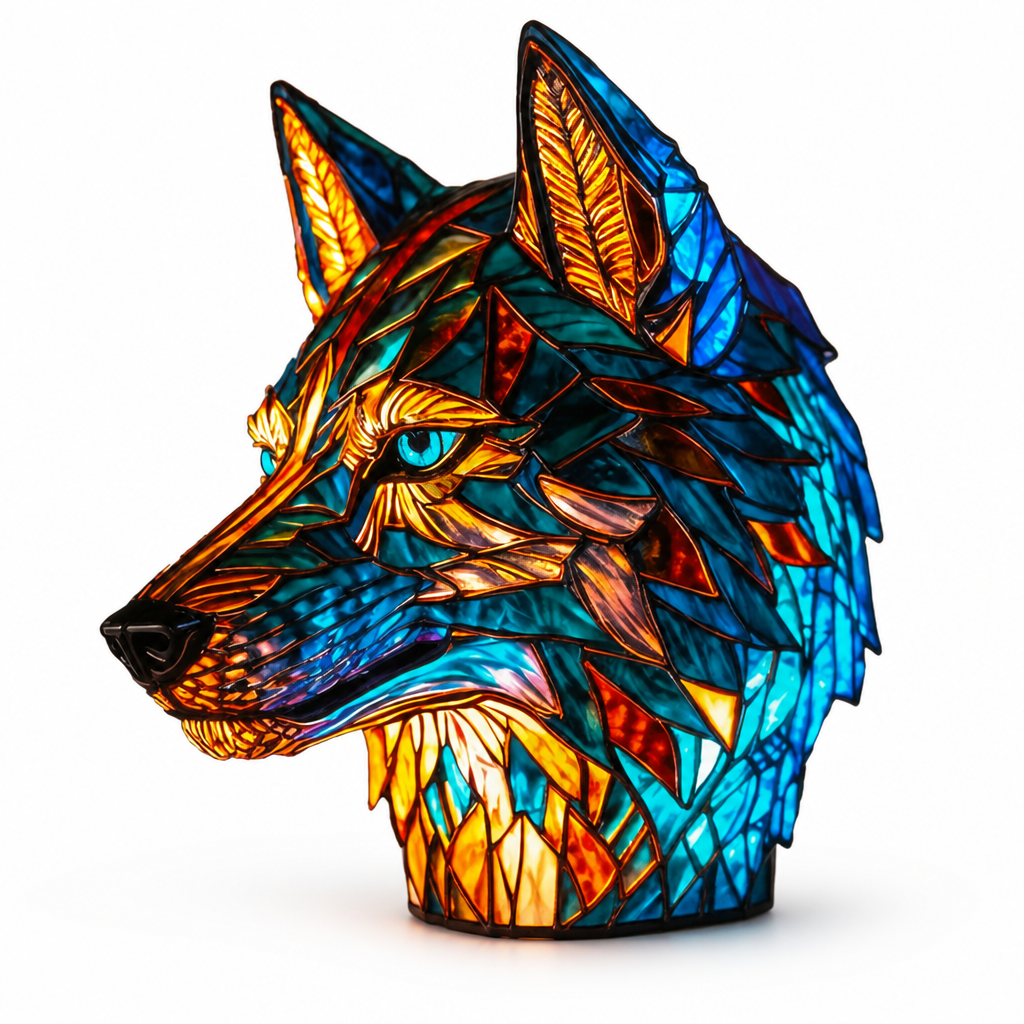 Table Lamp Animal-Shaped Resin Dimmable LED