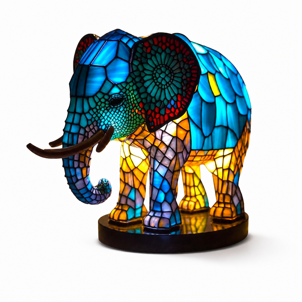 Table Lamp Animal-Shaped Resin Dimmable LED