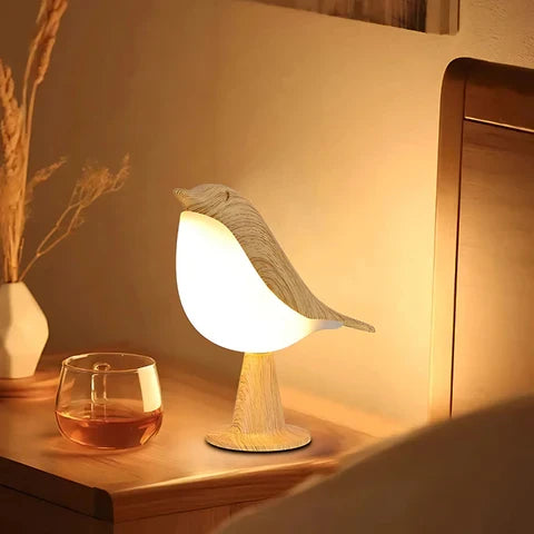 Table Lamp Bird-Shaped Rechargeable 3-Color Dimmable Aroma Diffuser