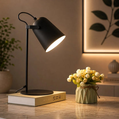 Table Lamp Bucket Design Macaron Colors Plug-In