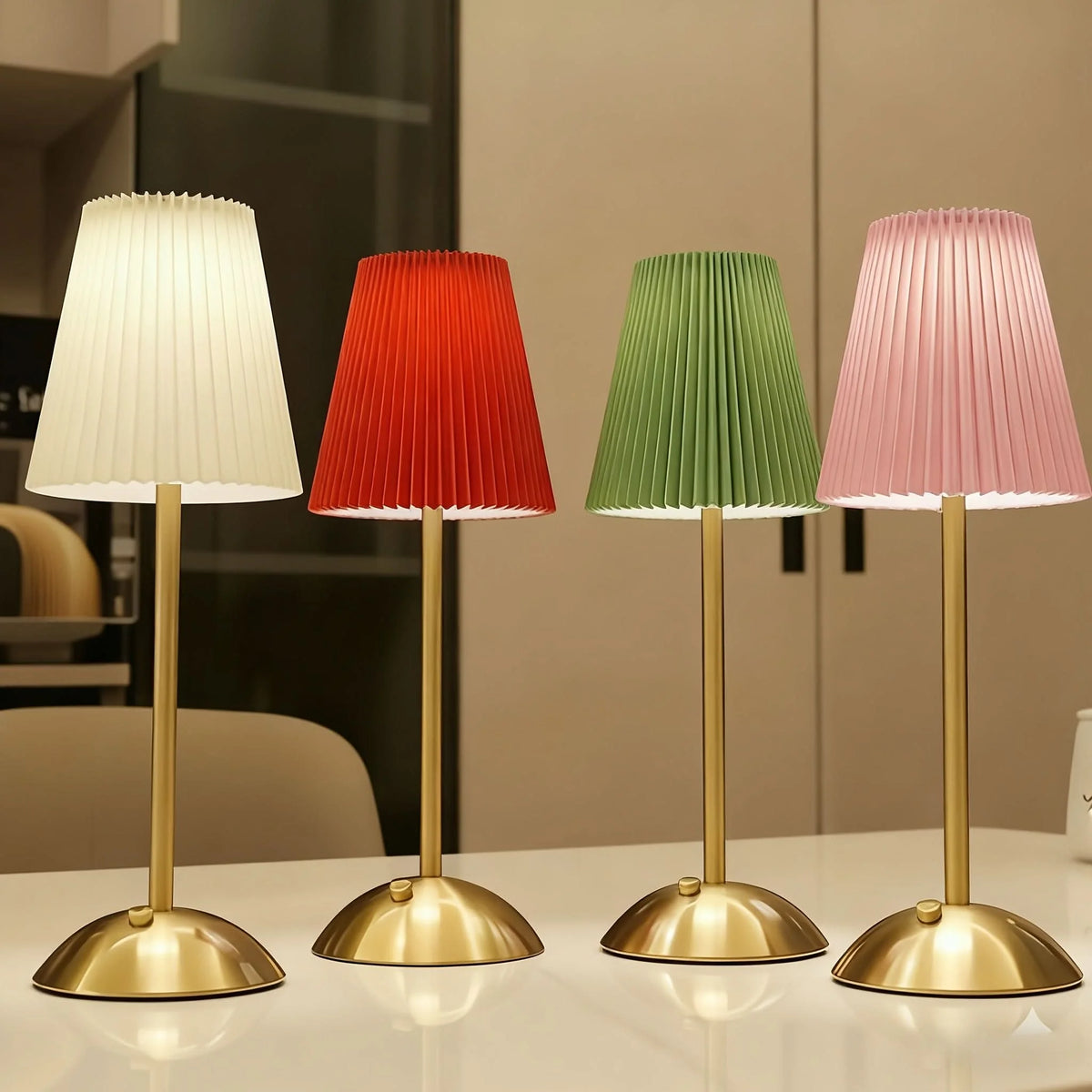 Table Lamp Cordless Rechargeable Touch Control Three Light Tones
