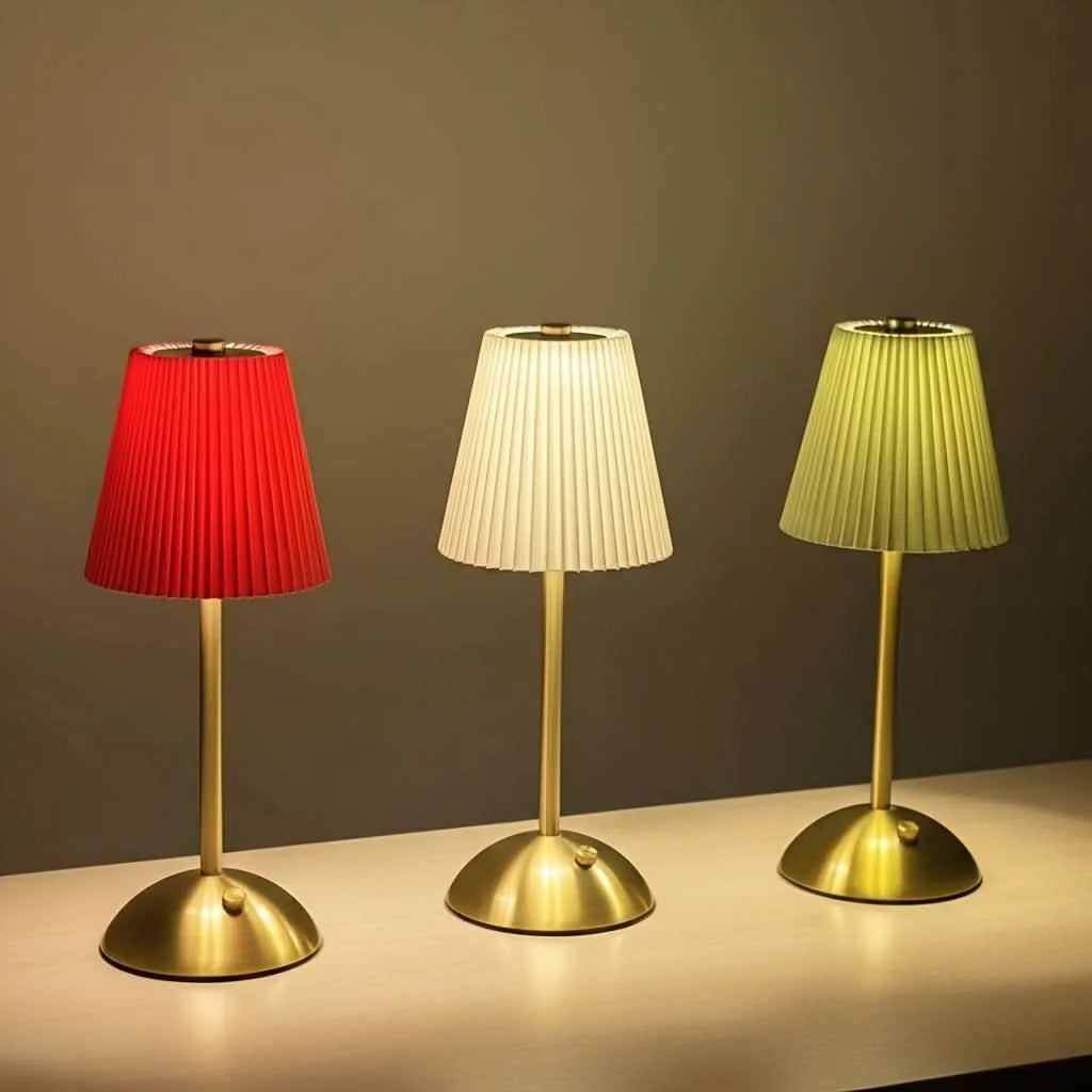 Table Lamp Cordless Rechargeable Touch Control Three Light Tones
