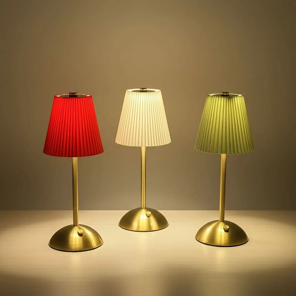 Table Lamp Cordless Rechargeable Touch Control Three Light Tones